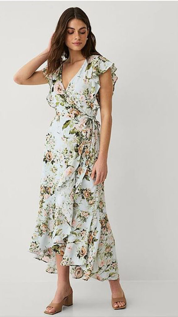 blomstrete kjole ellos
